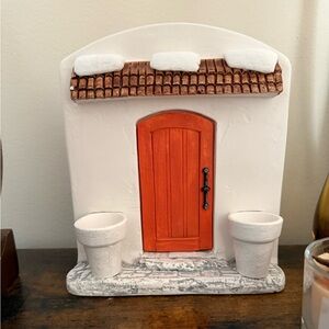 The Potted Door Air Plant Holder / Orange Door